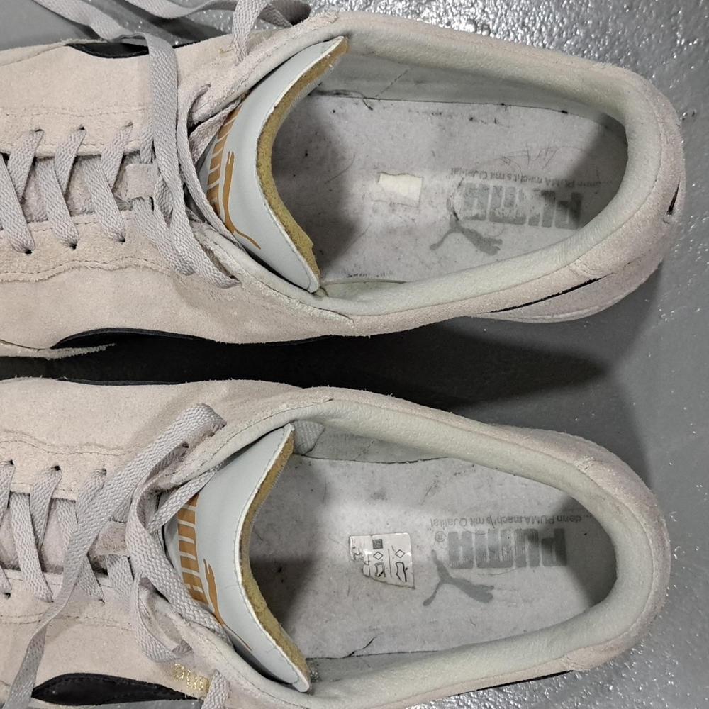 Men's Puma Liga white suede sneakers - Picture 6 of 13